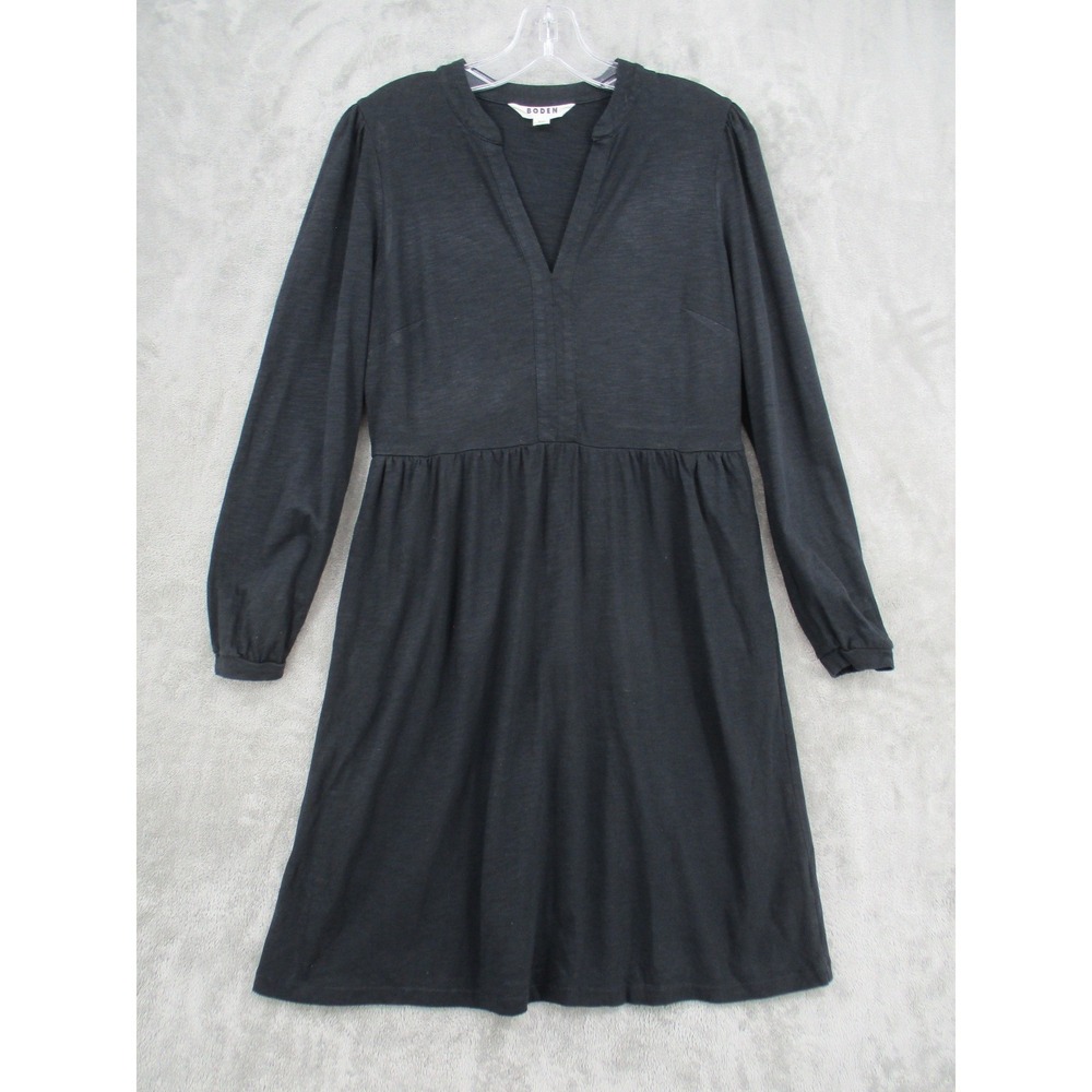 Boden Dress Womens 8 Naomi Jersey Pockets Stretch Knit Office Career Minimalist